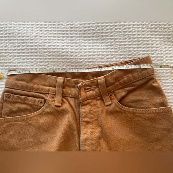 VINTAGE Levi’s orange jeans! Size 3 M - Picture 9 of 9